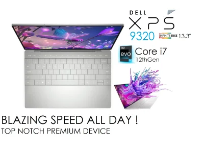 Dell XPS 13 Plus 9320 4K OLED - 12thGen Core i7 32GB 512GB - Ultra Premium Ultra Thin