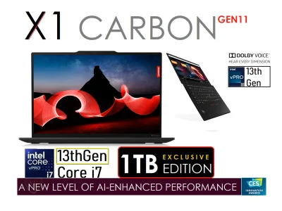Lenovo ThinkPad X1 Carbon Gen11 - 13thGen I7 - 1TB Exclusive Version - Open Box A+ (copy)